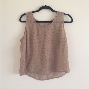 Vintage sheer tank top